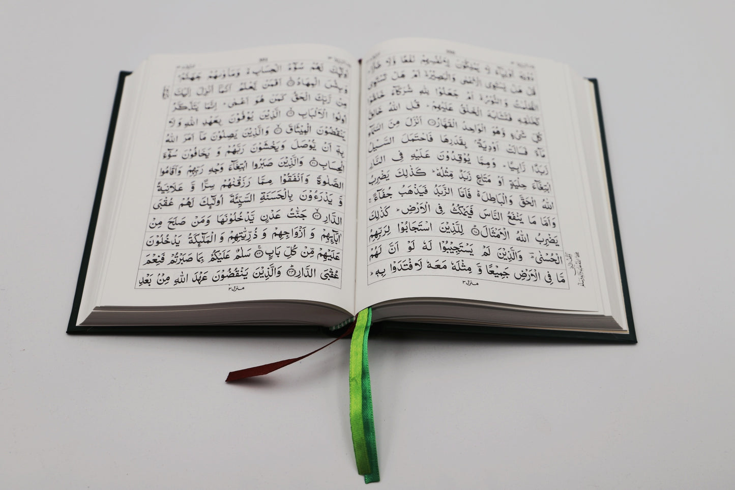 Green/Blue  13 line South African script Quran