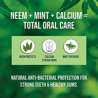 Neem active toothpaste 150G with free toothbrush pack of 12