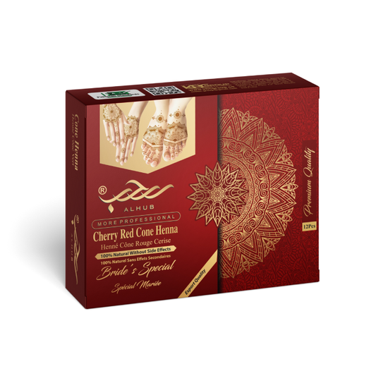HENNA DECORATION PASTE CONES - Cherry red - Henna