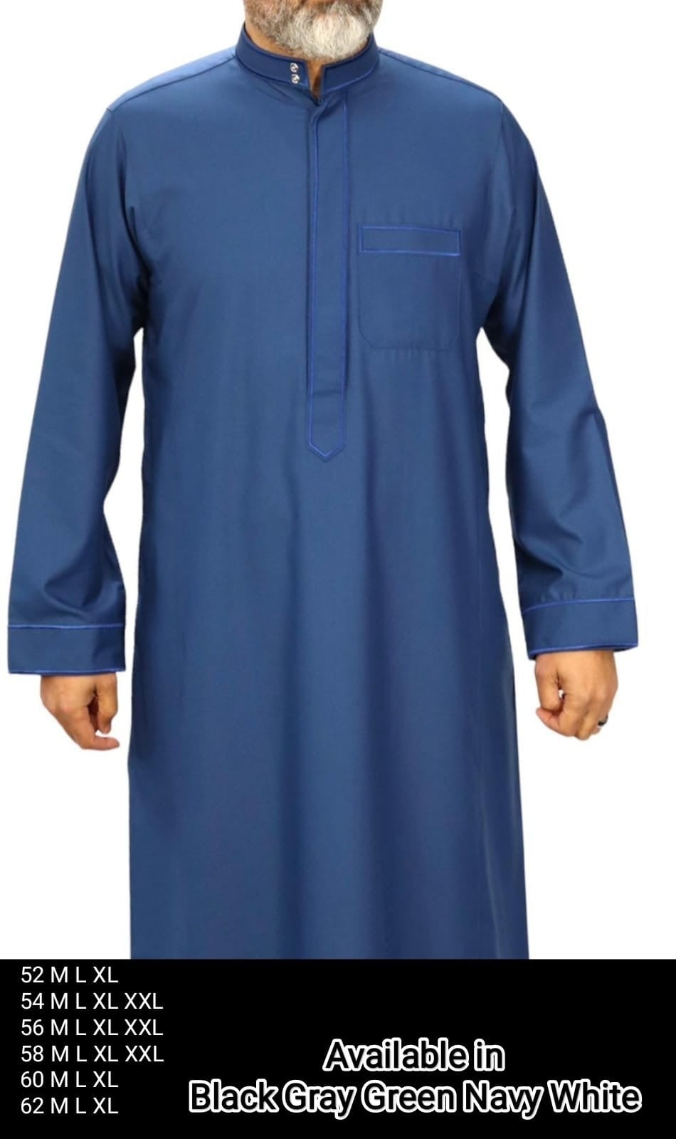 Navy Jubba