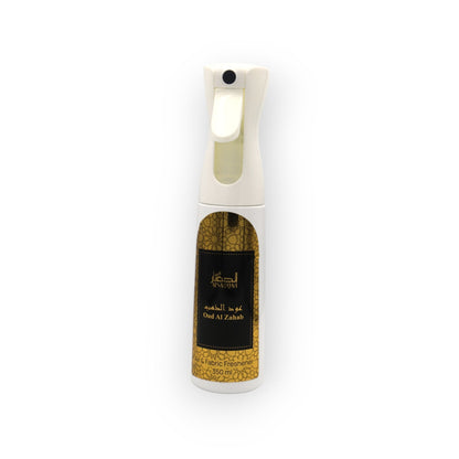 OUD ALZAHAB 350ml Fabric Freshener by ALSAQQAR - fragrance
