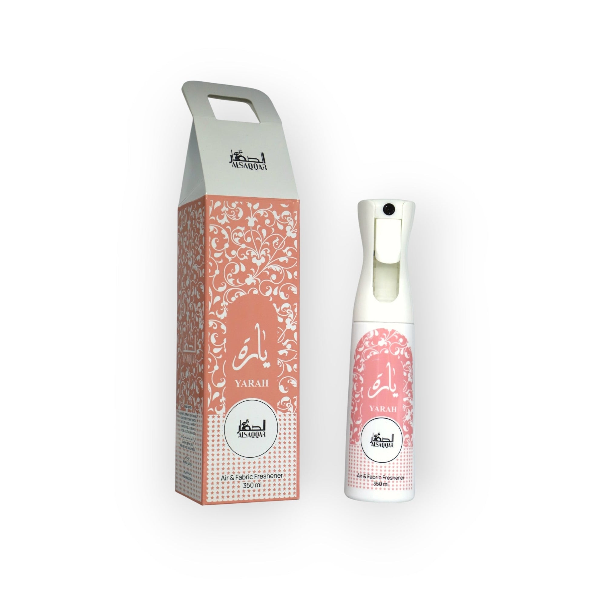 YARAH 350ml Fabric Freshener by ALSAQQAR - fragrance